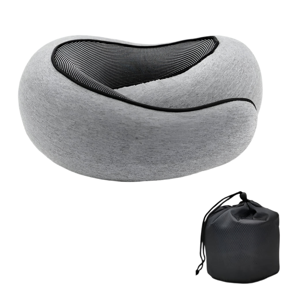 Travel Neck Pillow w. Memory Foam (Snake)