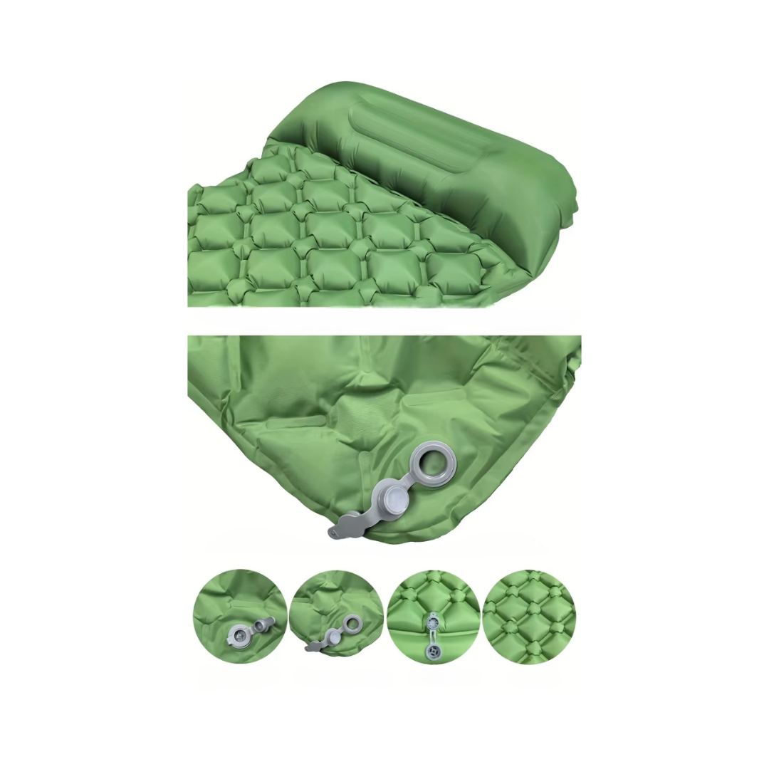 Ultralight Air Mattress w. Built-in-Inflator - Solo Sleeper (Various)