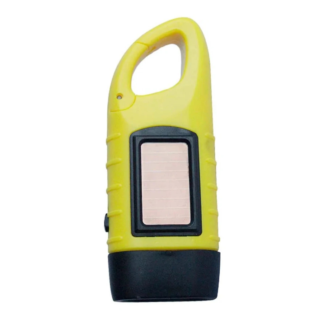 LED Flashlight (Solar Powered / Hand Crank Charge)