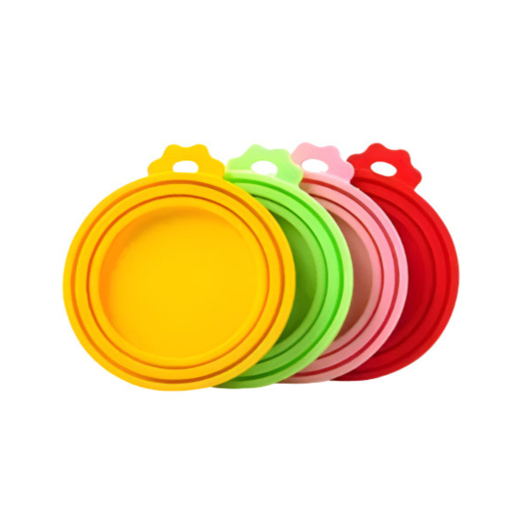 Can Food Covers w. Scoop - Silicone (2pcs/set)