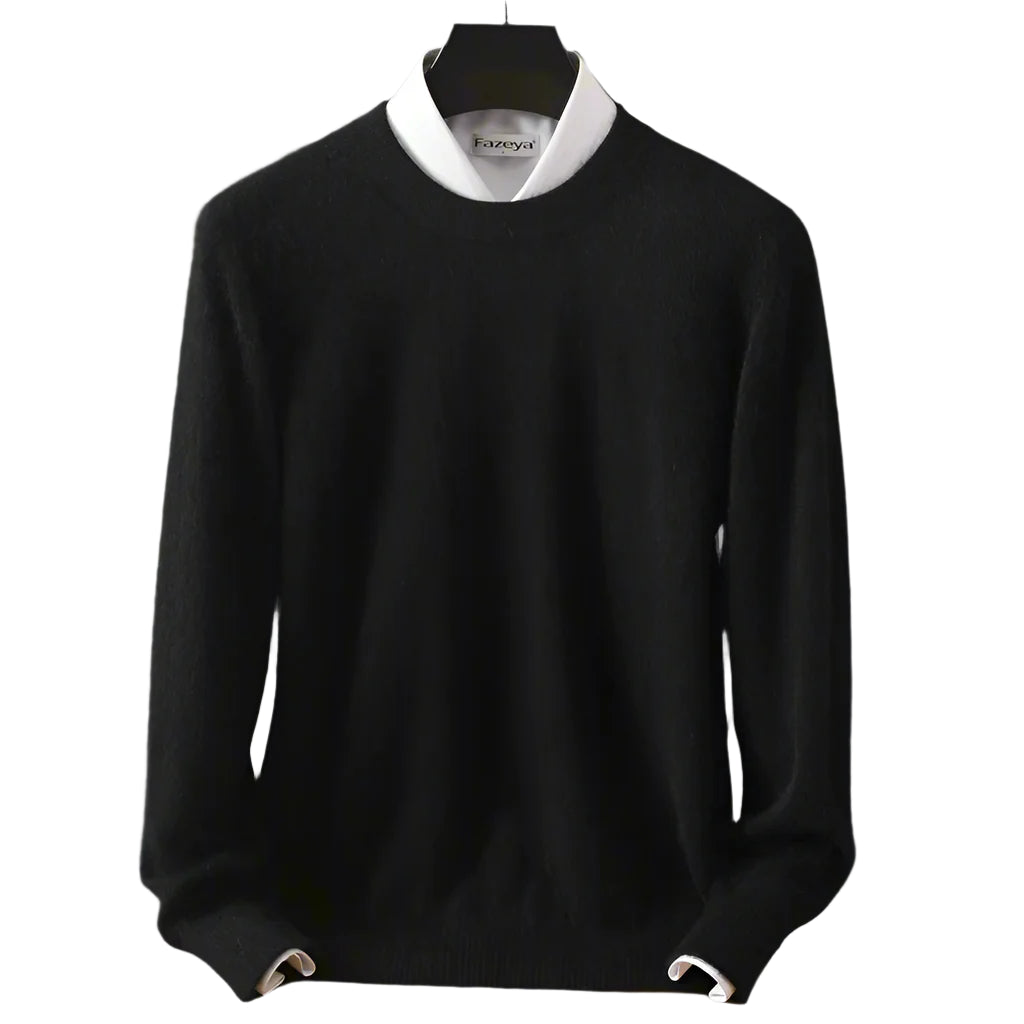 Mink Cashmere Sweater - Dark Colors | U-Neck (Unisex)