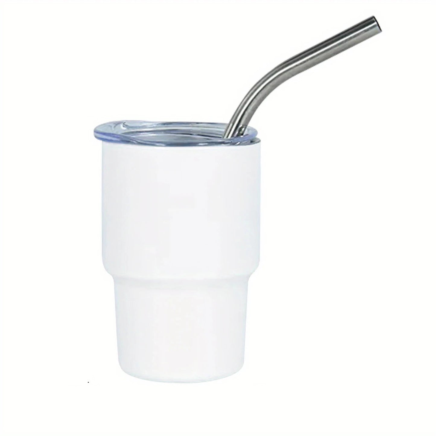 Mini Thermal Espresso Cup w. Lid + Straw (60ml)