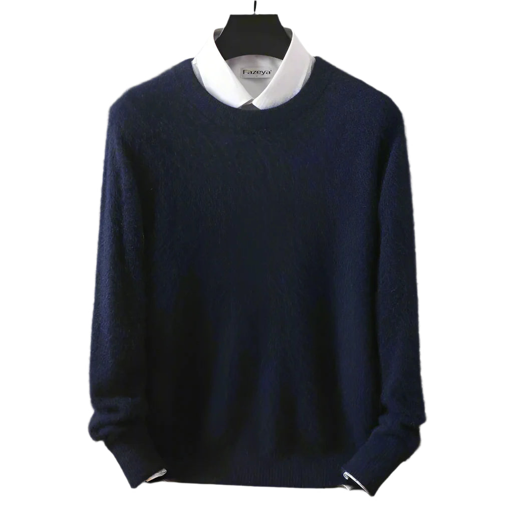 Mink Cashmere Sweater - Dark Colors | U-Neck (Unisex)