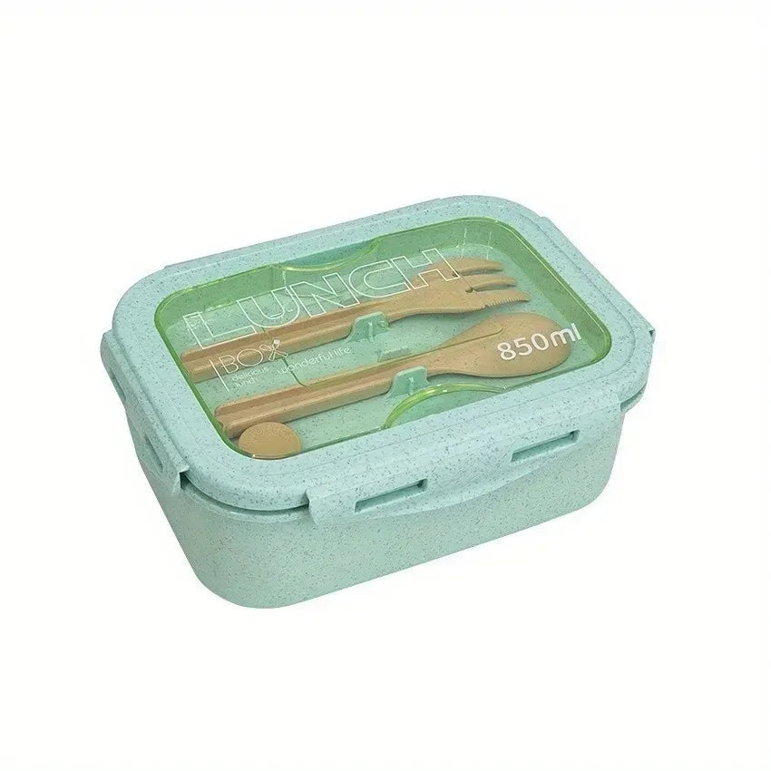 Eco-Friendly Leakproof Bento Box Set - Wheat Straw (3 sizes)