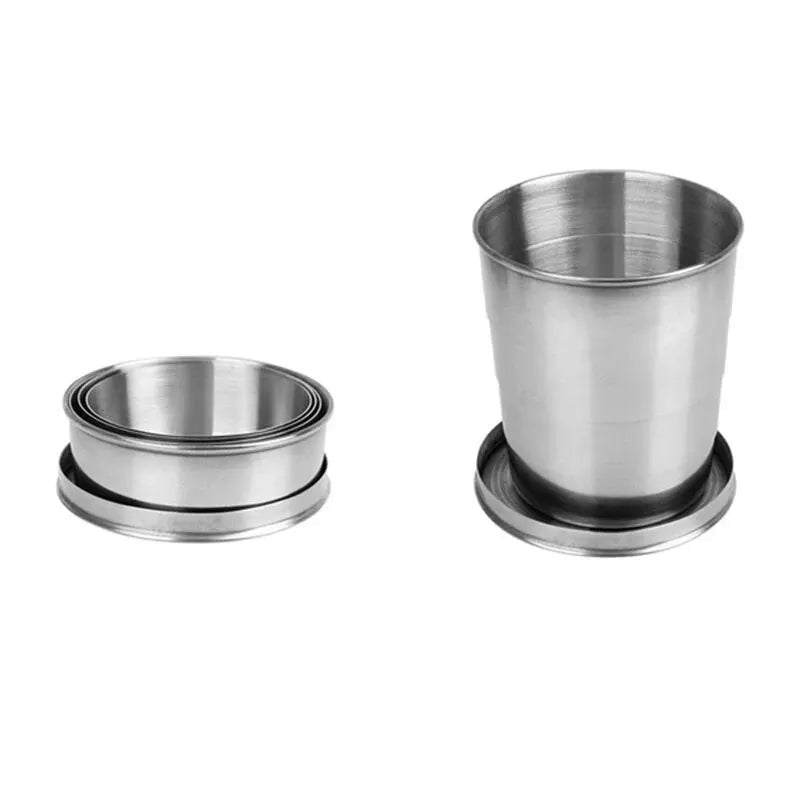 Stainless Steel Collapsible Cup (3 sizes)