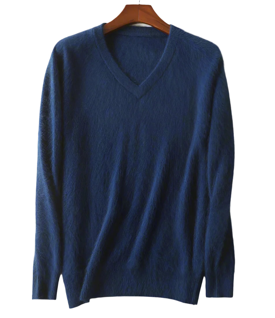 Mink Cashmere Sweater - All Colors | V-Neck (Unisex)