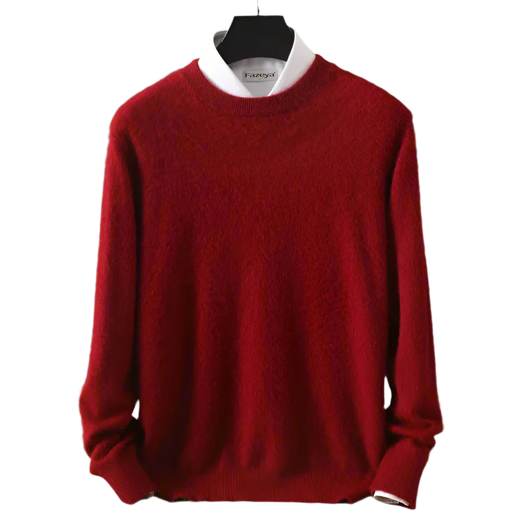 Mink Cashmere Sweater - Dark Colors | U-Neck (Unisex)