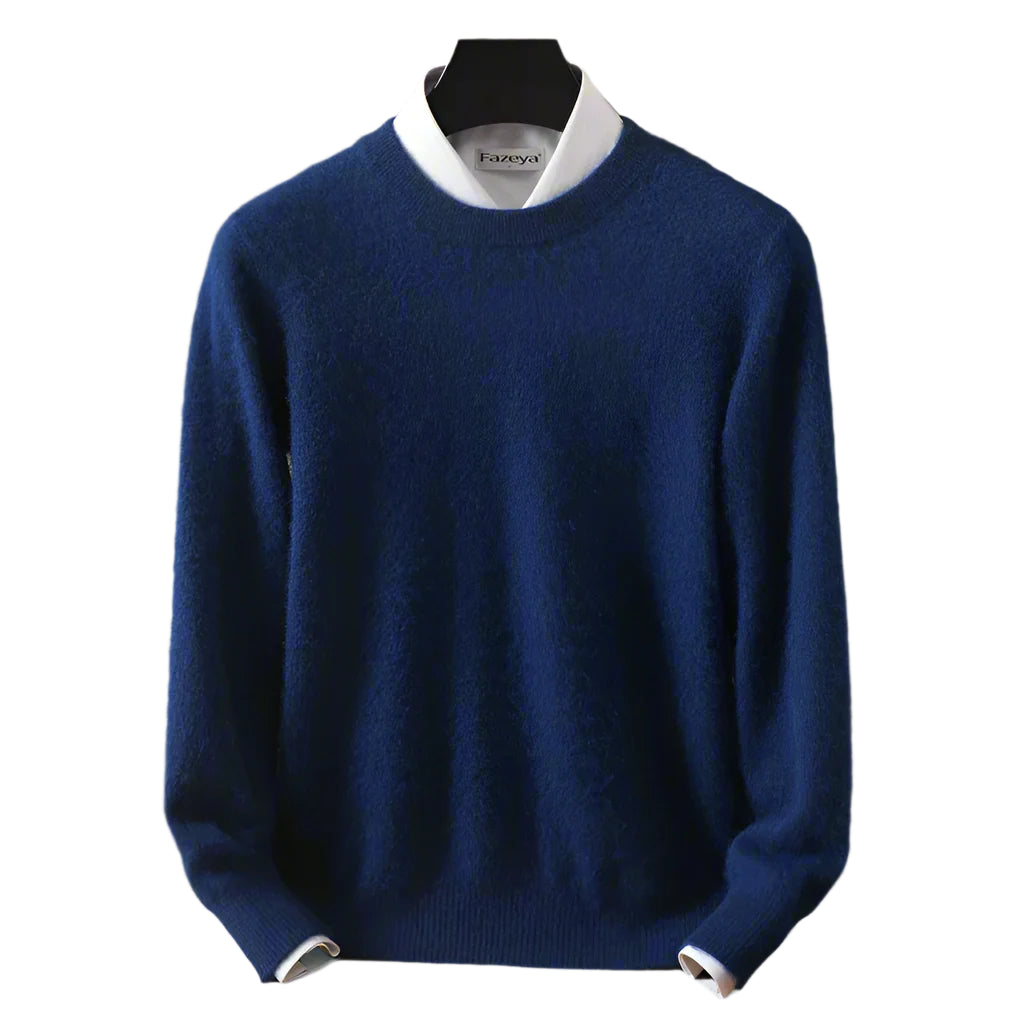 Mink Cashmere Sweater - Dark Colors | U-Neck (Unisex)