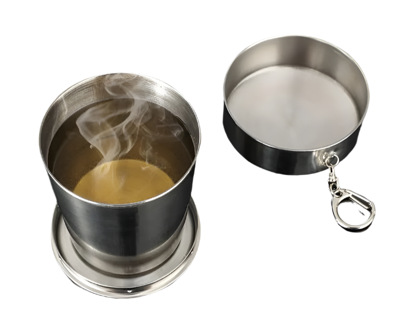 Stainless Steel Collapsible Cup (3 sizes)