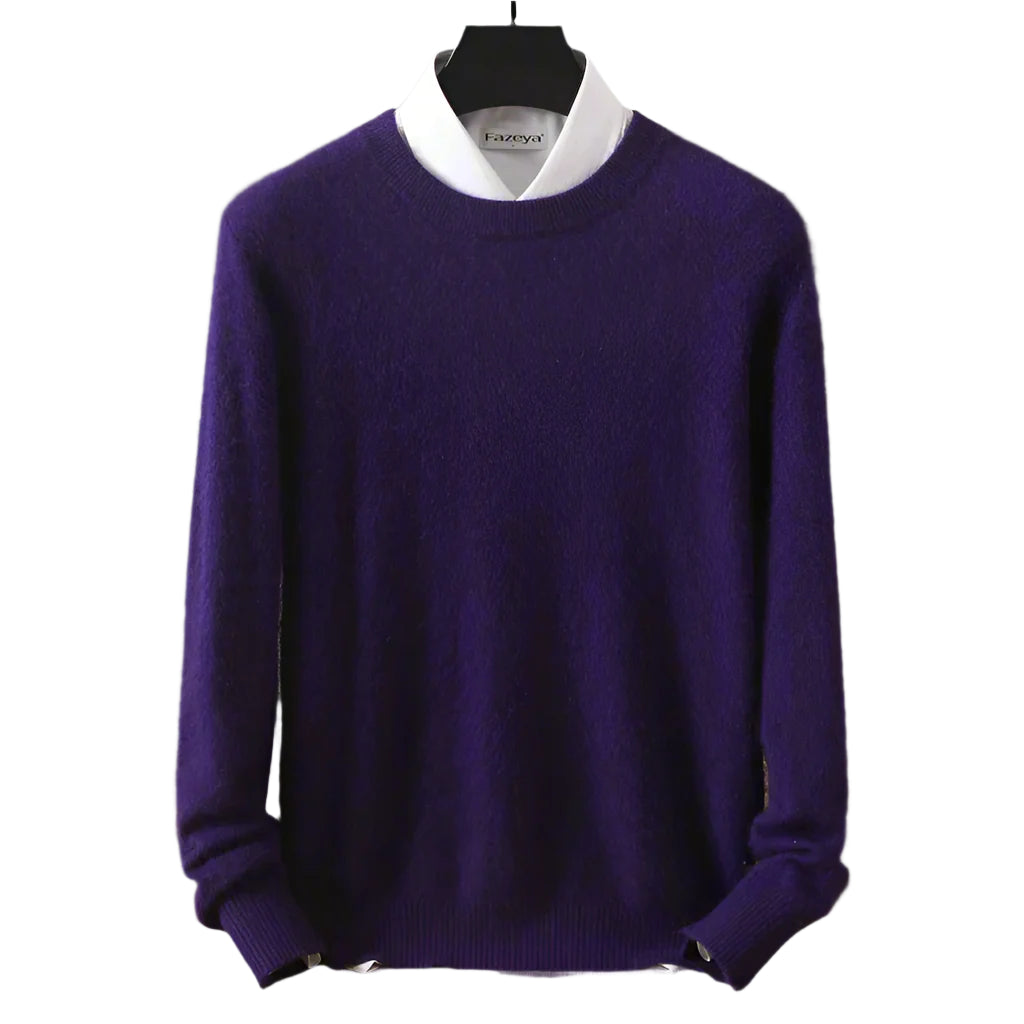 Mink Cashmere Sweater - Dark Colors | U-Neck (Unisex)