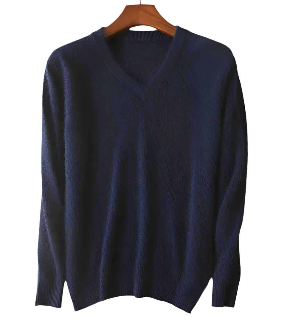 Mink Cashmere Sweater - All Colors | V-Neck (Unisex)