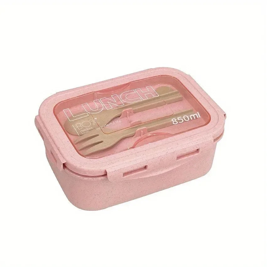 Eco-Friendly Leakproof Bento Box Set - Wheat Straw (3 sizes)