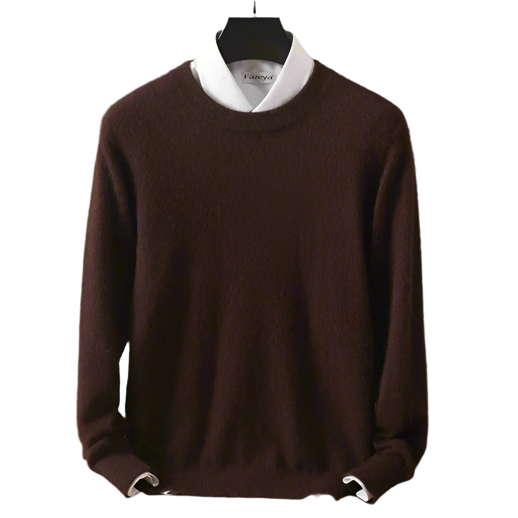 Mink Cashmere Sweater - Dark Colors | U-Neck (Unisex)