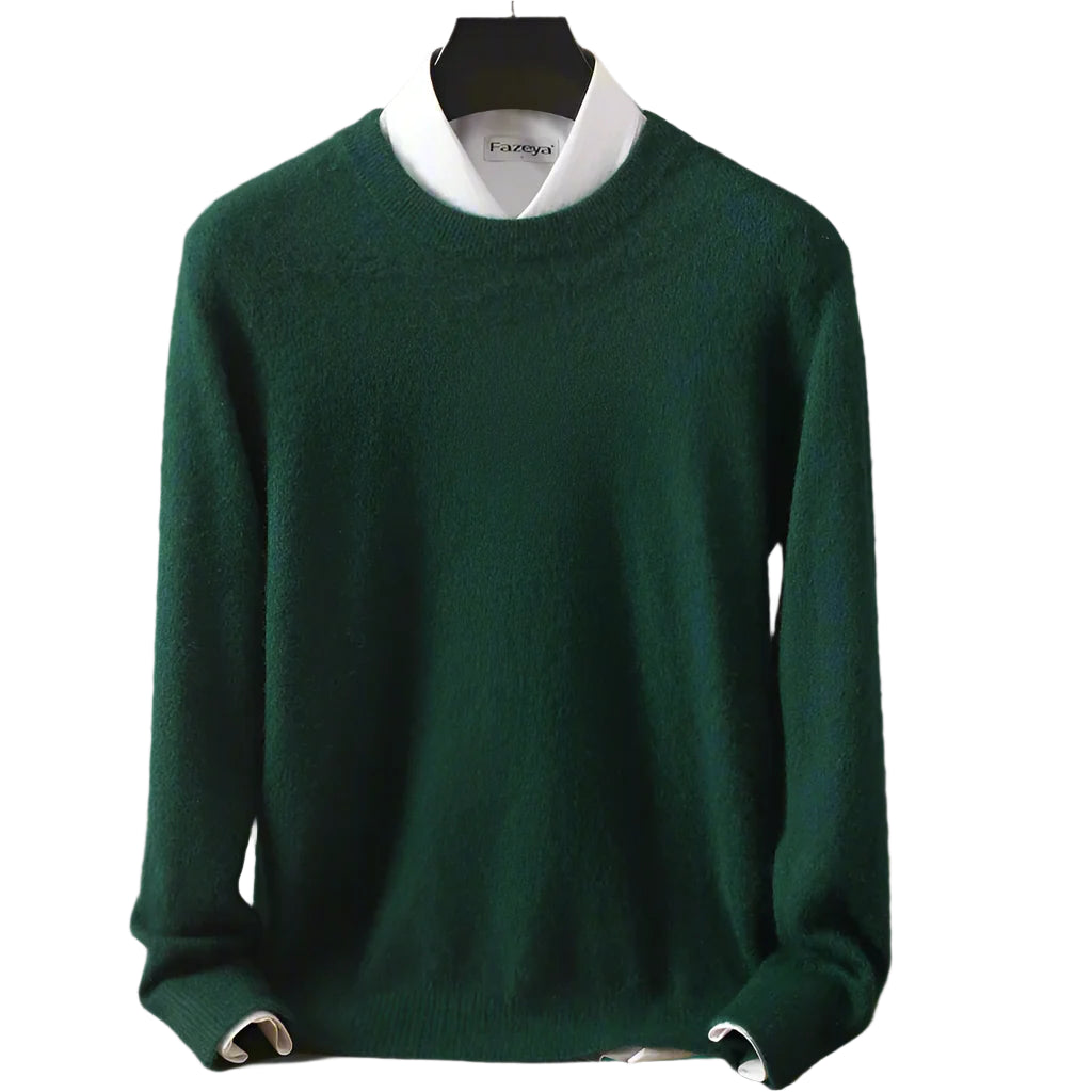 Mink Cashmere Sweater - Dark Colors | U-Neck (Unisex)