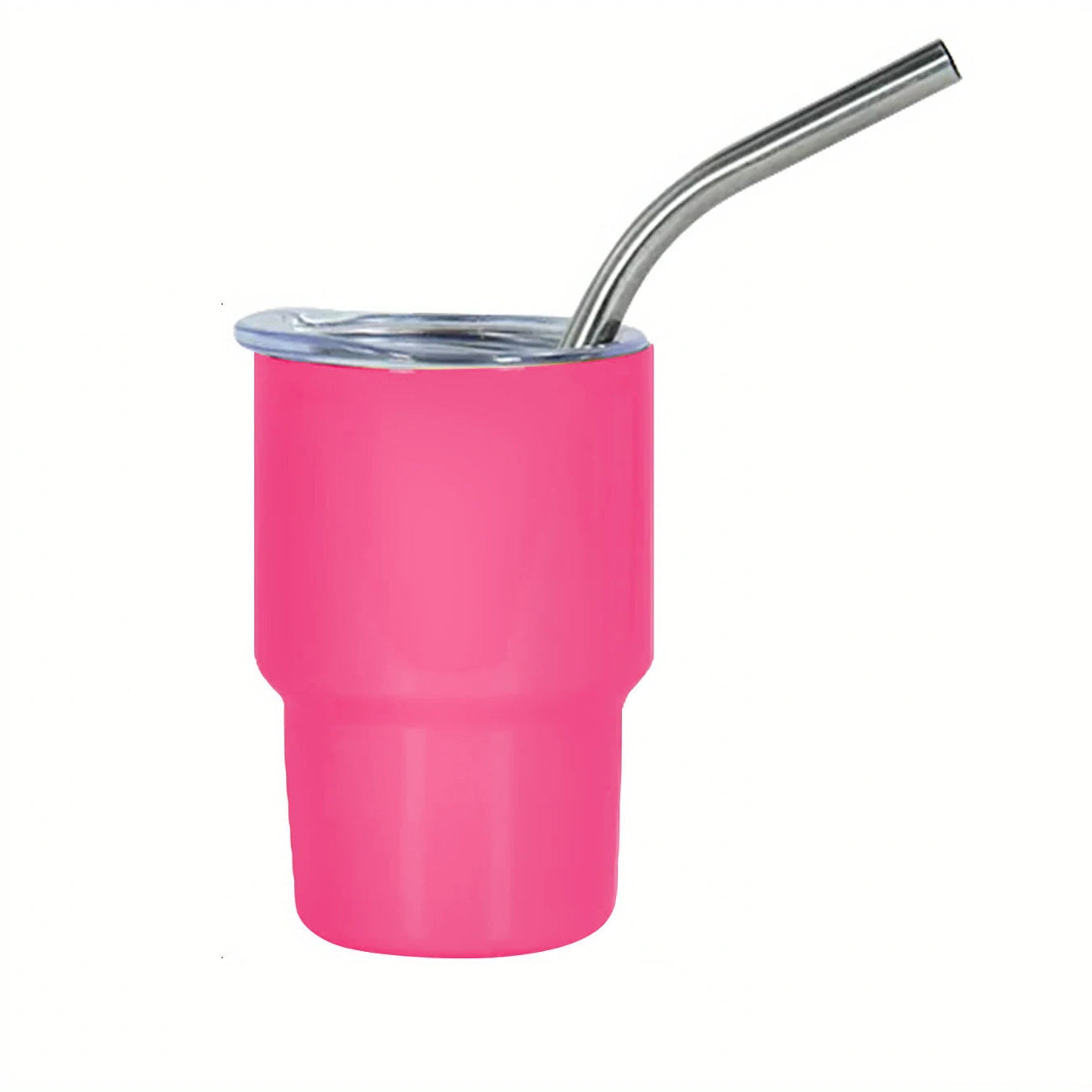 Mini Thermal Espresso Cup w. Lid + Straw (60ml)