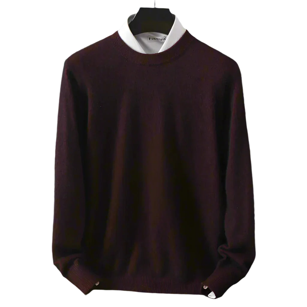 Mink Cashmere Sweater - Dark Colors | U-Neck (Unisex)