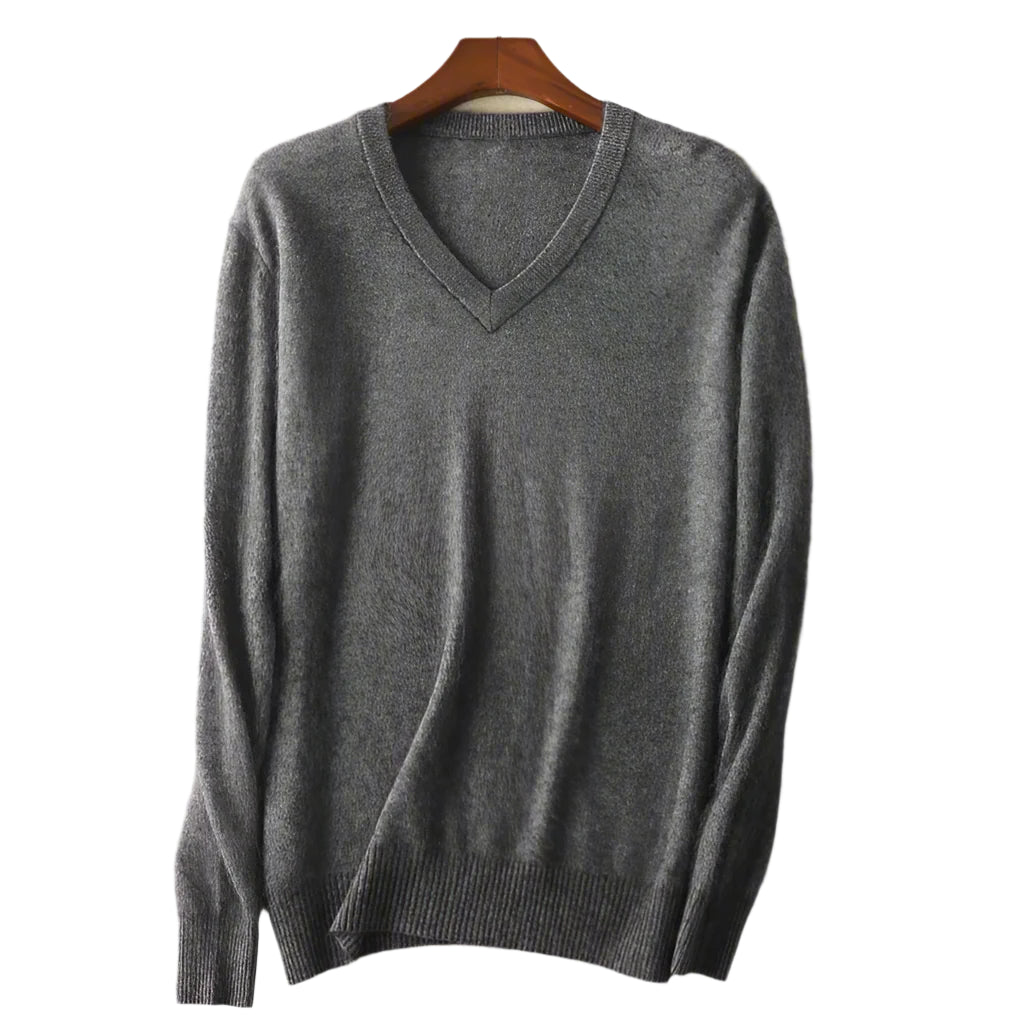 Mink Cashmere Sweater - All Colors | V-Neck (Unisex)