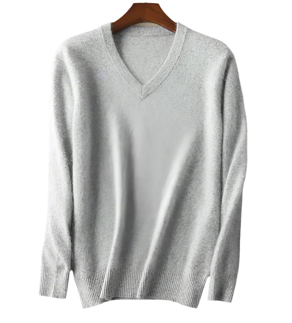 Mink Cashmere Sweater - All Colors | V-Neck (Unisex)