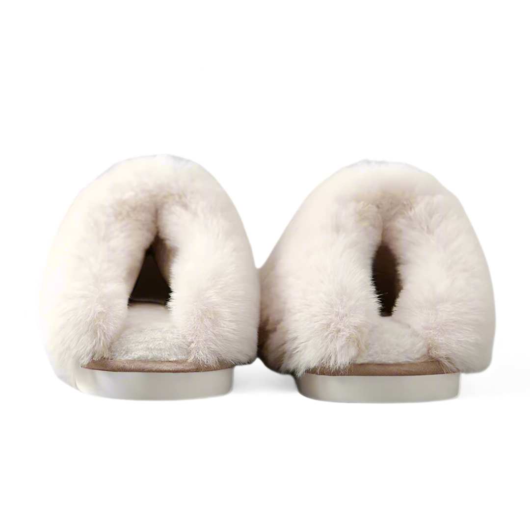 Plush Indoor Slippers - Faux Fur (Cotton)