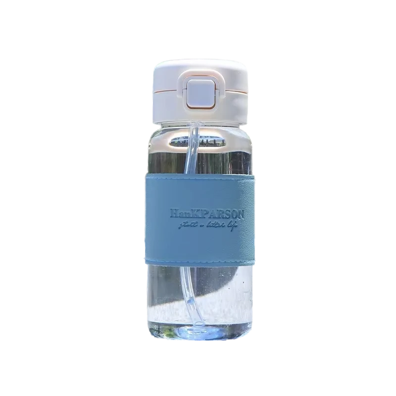 Water Bottle w. Straw - Spring (500ml)