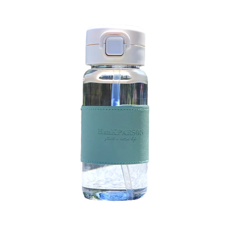 Water Bottle w. Straw - Spring (500ml)