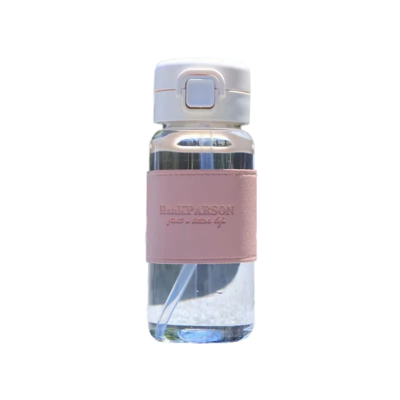 Water Bottle w. Straw - Spring (500ml)