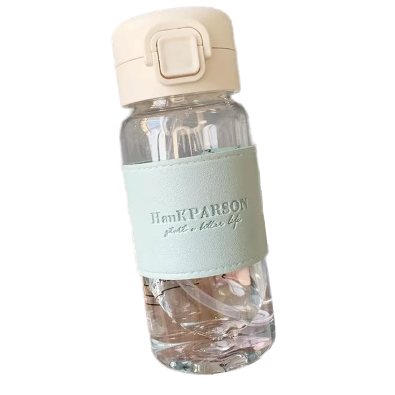 Water Bottle w. Straw - Spring (500ml)